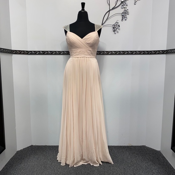 Cinderella Divine Dresses & Skirts - Champagne Beaded Straps Bridal Gown